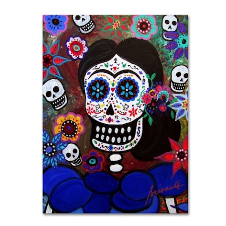 Prisarts 'Lady Frida In Blue' Canvas Art,35x47